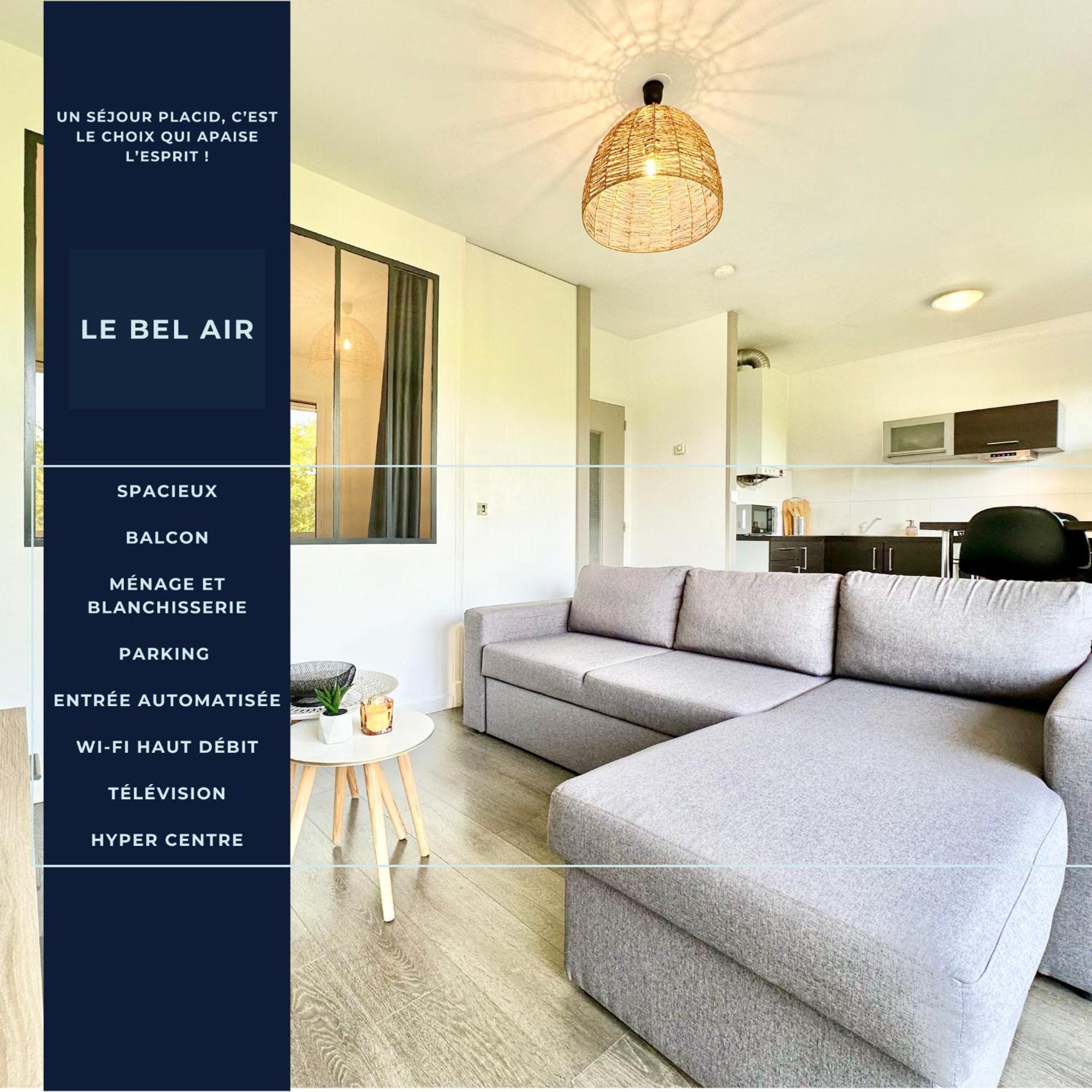 Le Bel Air - Coeur De Ville - Parking & Balcon Mont-de-Marsan Kültér fotó